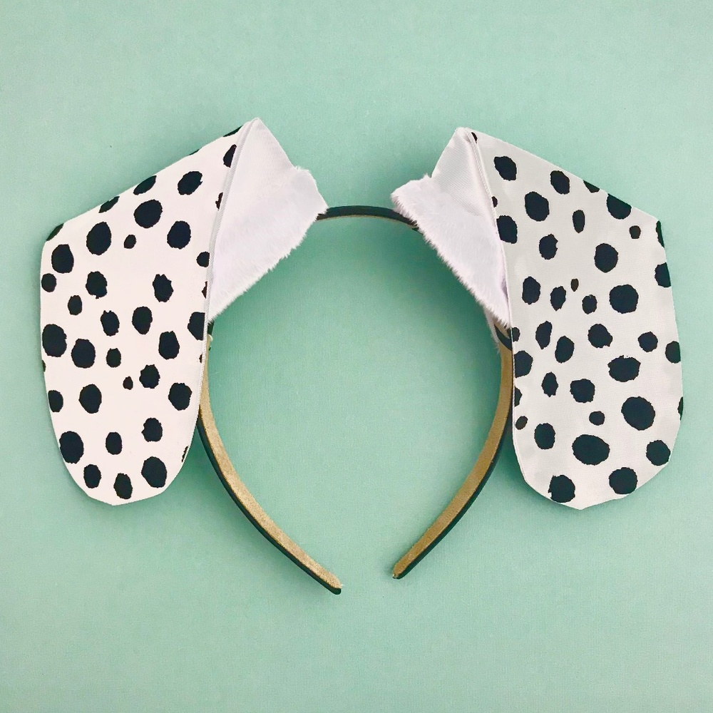 Dalmatian Ears Headband, Halloween, Costume for Kids and Adults, Puppy Dog
